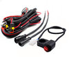 Complete electrical harness with waterproof connectors, 15A fuse, relay and handlebar switch for a plug and play installation on Can-Am Outlander L 450<br />