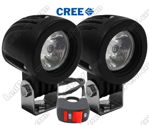 Can-Am DS 650 LED additional lights