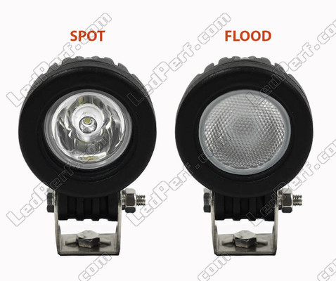 Harley-Davidson Custom 883 Spotlight VS Floodlight beam