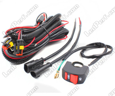 Power cable for LED additional lights Harley-Davidson Road King Custom 1450