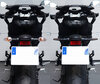 Before and after comparison following a switch to Sequential LED Indicators for Harley-Davidson XR 1200 X