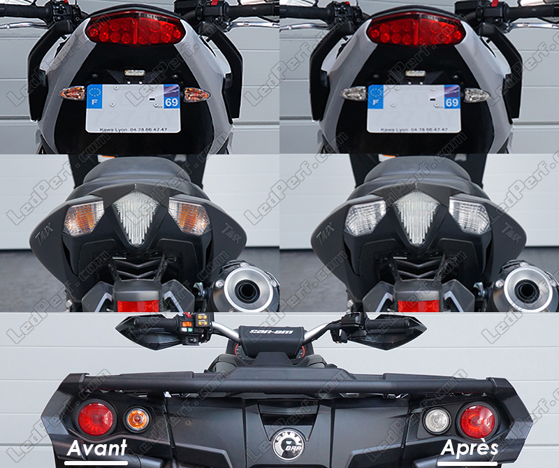 Additional LED headlights for scooter Kymco Agility 125 City 16+