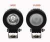 Piaggio MP3 500 Spotlight VS Floodlight beam