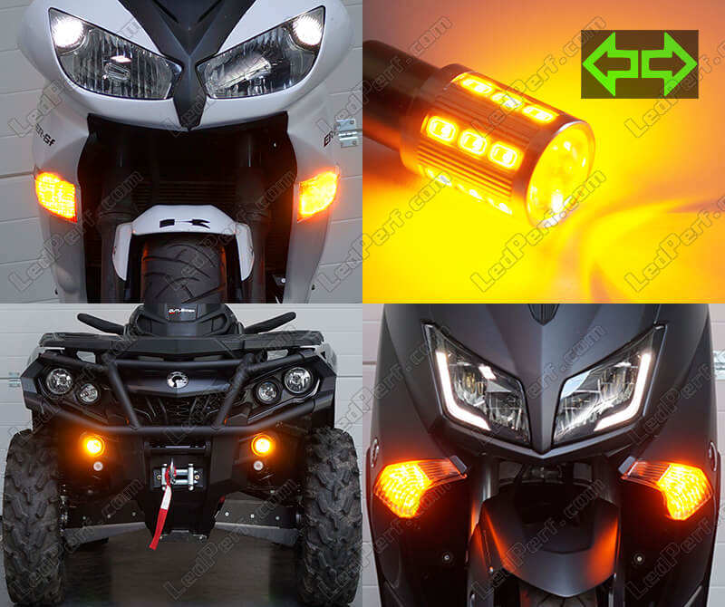 Omitido por inadvertencia estaño Front LED indicator pack for Yamaha FZ6-S Fazer 600