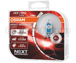 Pack of 2 Bulbs H7 Osram Night Breaker Laser + 150% - 64210NL-HCB