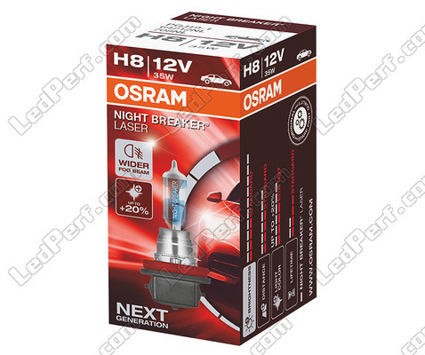 H8 Bulb Osram Night Breaker Laser + 150% each<br />