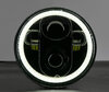 Black Full LED Motorcycle Optics for Round Headlight 5.75 Inch - Type 4