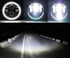 Chrome Full LED Motorcycle Optics for Round Headlight 5.75 Inch - Type 4