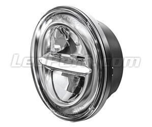Chrome Full LED Motorcycle Optics for Round Headlight 5.75 Inch - Type 5
