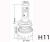 H11 LED bulb Tuning Mini