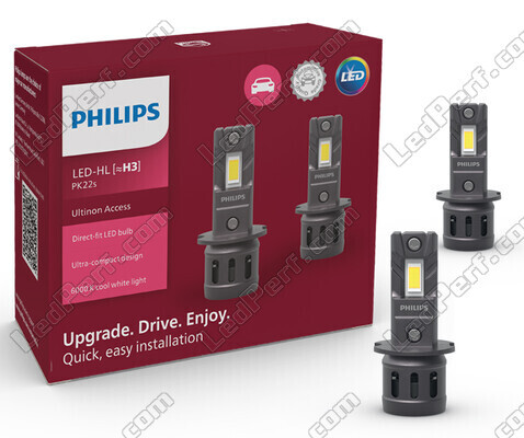Philips Ultinon Access H3 LED Bulbs 12V - 11336U2500C2