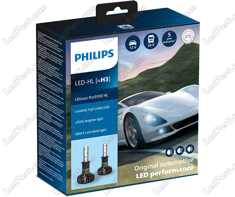 LED kit H3 - PHILIPS Ultinon Pro9100 5800K +350%
