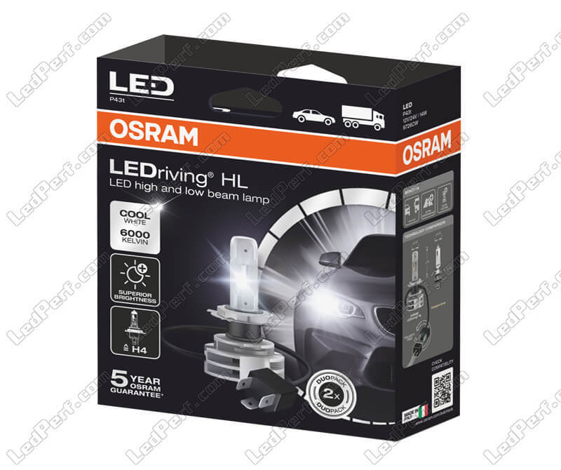 9003 (H4 - HB2) LED Headlights bulbs Osram LEDriving HL Standard - 9726CW
