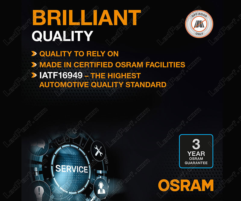 Kit LED H7 OSRAM XTR LEDriving OSRAM Px26d 3000Lms - 64210DWXTR - 18W -  France-Xenon