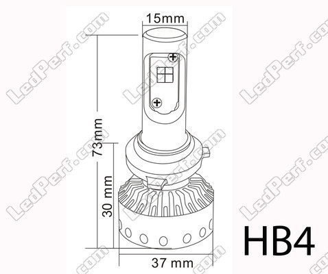 Mini HB4 LED Headlights Bulbs Tuning