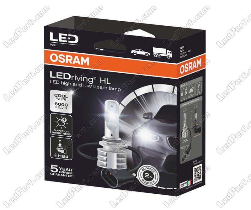 9006 (HB4) LED Headlights bulbs OSRAM LEDriving HL Gen2 - 9736CW