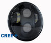 Black Full LED Motorcycle Optics for Round Headlight 5.75 Inch - Type 2