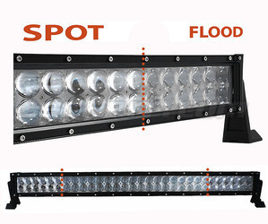4D LED Light Bar CREE Double Row 180W 16200 Lumens for 4WD - Truck - Tractor Spotlight VS Floodlight