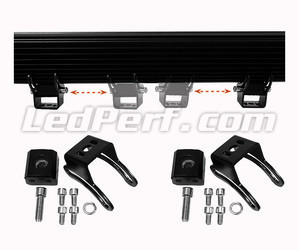 LED Light Bar CREE Double Row 72W 5100 Lumens for 4WD - ATV - SSV Attachment