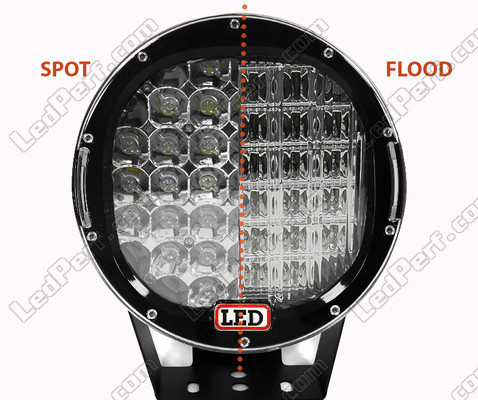 LED Working Light CREE Round 185W for 4WD - Truck - Tractor Spotlight VS Floodlight