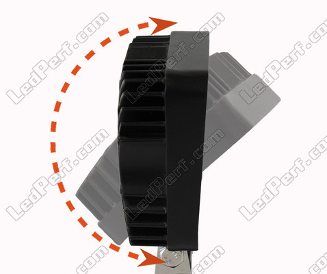LED Working Light Square 27W for 4WD - Truck - Tractor Beam adjustment