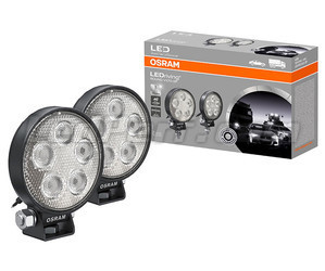 2x Osram LEDriving® ROUND VX70-SP LED working spotlights