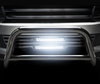 Close-up of the Osram LEDriving® LIGHTBAR FX250-SP LED bar when illuminated