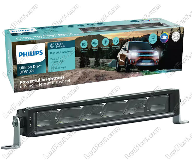forvridning Lege med tryk Approved Philips Ultinon Drive UD5102L 10" LED Light Bar - 254mm