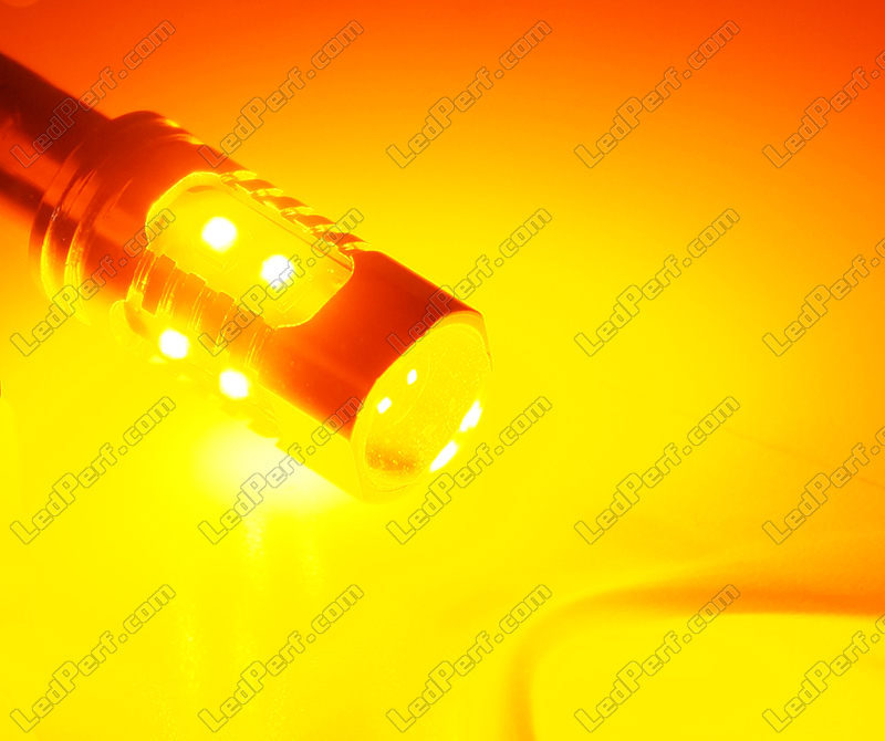 64136 - HY21W LED Bulb with 10 CREE LED Chips - Ultra Powerful - Orange