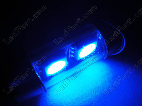 blue 31mm Ceiling Light festoon LED, Trunk, glove box, licence plate  - DE3175 - DE3022 - C3W