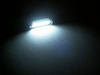 white 44mm LED Festoon hook for Ceiling Light, Trunk, glove box, licence plate - 561 - 563 - 567 - C10W