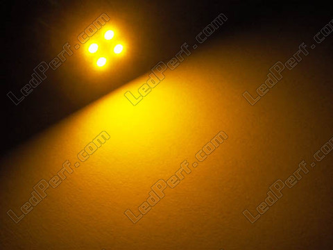 168NA - 194NA - 2827 - T10 Efficacity WY5W LED with 5 Orange LEDs