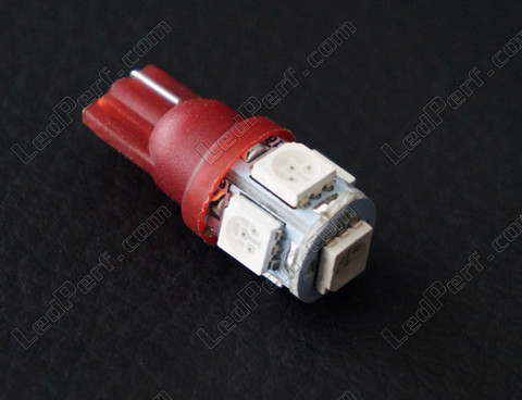 168R - 194R  - 2825R - T10 W5W Xtrem Red xenon effect LED bulb