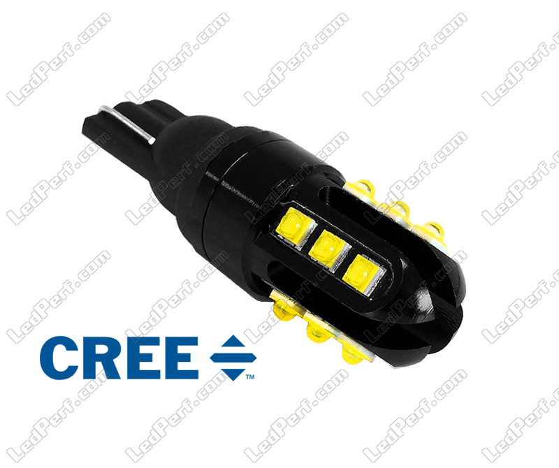 168 - 194 - W5W - T10 LED Bulb Ultimate Ultra Power 12 Leds CREE