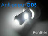 168 - 194 - T10 Panther W5W - Anti-OBC error - 6000K White LED bulb