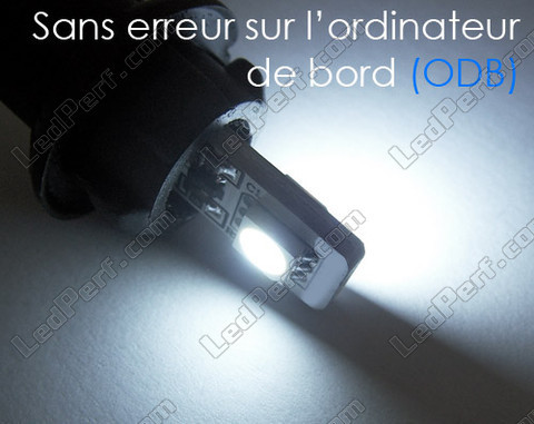 168 - 194 - W5W - T10 W2.1x9.5d - Anti-OBC error - Dual White LED bulb