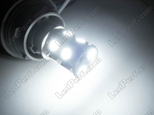 2x Philips W21W Ultinon PRO6000 LED Bulbs - Red - 11065RU60X2 - 7440