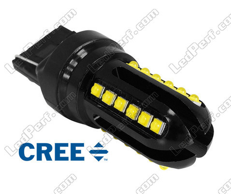 Ultimate Ultra Powerful 7440 - W21W - T20 LED bulb (W3x16d) - CREE 24 LEDs - Anti-OBC error