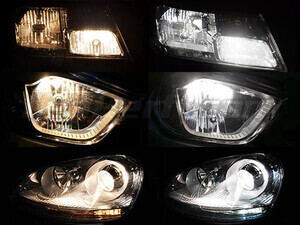Comparison of low beam Xenon Effect of BMW X1 (F48) before and after modification
