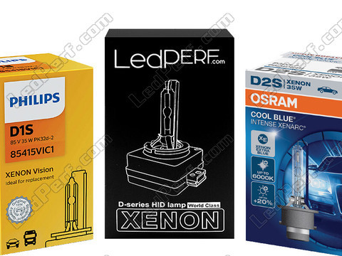 Original Xenon bulb for Land Rover LR2, Osram, Philips and LedPerf brands available in: 4300K, 5000K, 6000K and 7000K