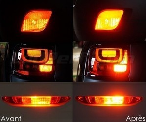 rear fog light LED for Mini Cooper IV (F55 / F56) before and after