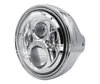 Example of headlight and chrome LED optic for Moto-Guzzi Breva 1100 / 1200