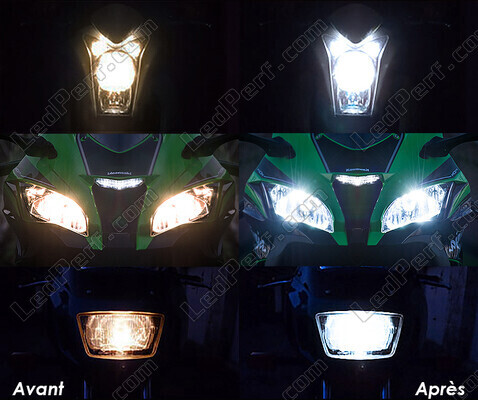 LED dipped beam and main-beam headlights LED for CFMOTO Zforce 600 (2011 - 2014)