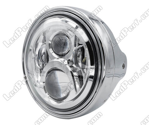 Example of headlight and chrome LED optic for Ducati GT 1000