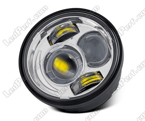 LED Headlights for Harley-Davidson Fat Bob 1690 - Approved Round Motorcycle Optics