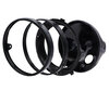 Black round headlight for 7 inch full LED optics of Kawasaki W650, parts assembly
