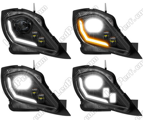 LED Headlights for Yamaha YFM 250 R Raptor
