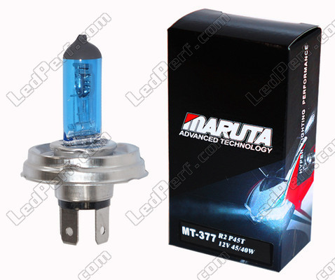 7951 - 6260A - R2 Motorcycle bulb - MTEC Maruta Super White Xenon Effect