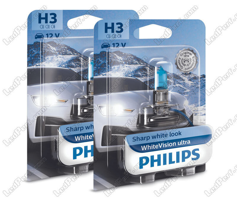 Philips WhiteVision Ultra H7 Car Headlight Bulbs H7 (Twin Pack