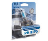 1x Philips WhiteVision ULTRA +60% 35W H8 Bulb - 12360WVUB1